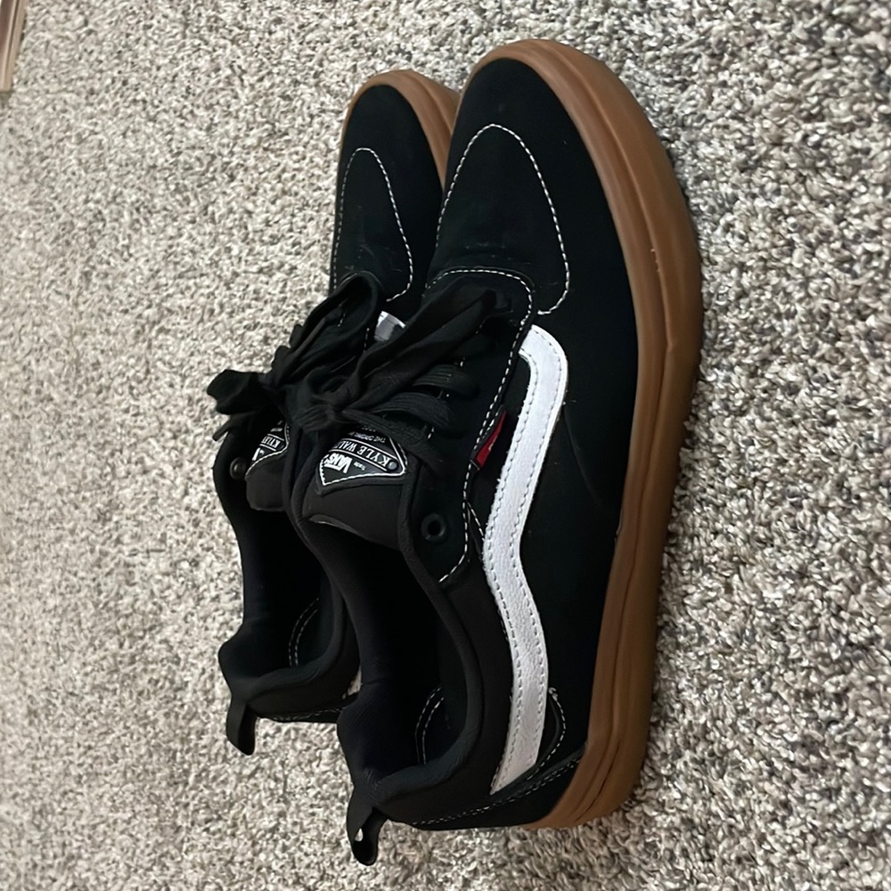 Kyle Walker Vans black and white 9 women 7.5 men
